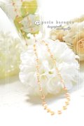 【Kranz Design Studio】小粒バロックパールデザインロングネックレス