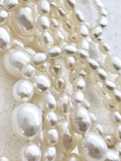 画像3: 2way淡水真珠グラスコード＆ロングネックレス　ホワイト
